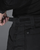 Мультифункциональные зимние тактические штаны ALPHA -20°C Rip-Stop Black L - изображение 6