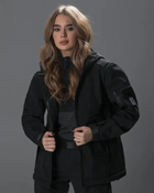 Куртка жіноча тактична Robokop 2.0 демісезон з капюшоном Чорна XXXL - зображення 5