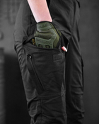 Женские тактические штаны черные 50 - изображение 5