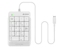 Клавіатура цифрова A4Tech FK13P, біла, USB