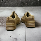 Тактические кроссовки лето, кожа натуральная Крейзи Хорс песок Win War Kros6 38 (25.5см) - изображение 4