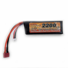 Акумулятор LiPo 7.4V 2200mAh - stick 20-40C моноблок Т-конектор (VBPower) (для страйкболу) - зображення 3