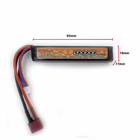 Аккумулятор LiPo 11.1V 900mah - stick 20-40C моноблок Т-коннектор (VBPower) (для страйкбола) - изображение 6