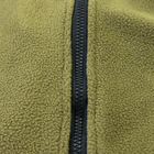 Флісова кофта зіп худі тактична-військова ЗСУ тепла зимова з капюшоном на блискавці OSPORT (ty-0038) Хакі M - зображення 7