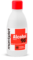 Дезінфікуюча рідина Montplet Ethyl Alcohol 96º 250 мл (8413224510354) - зображення 1