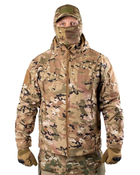 Куртка / ветровка тактическая Softshell multicam софтшелл Мультикам 3XL - изображение 3