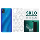 Захисна плівка SKLO Back Transparent на тильну сторону на ZTE Blade V2020 Smart (Прозорий / Черепи) (158127)