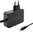 Мережевий зарядний пристрій Qoltec GaN Power Pro Charger USB-C 90W 5-20V 3-4.5A Black - зображення 2