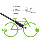 Блок живлення для електричного велосипеду Qoltec Charger for e-bike batteries 36V 42V 2A 5.5 x 2.1 - зображення 5