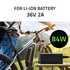 Блок живлення для електричного велосипеду Qoltec Charger for e-bike batteries 36V 42V 2A 5.5 x 2.1 - зображення 6