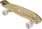 Пенні борд Outsiders Chrome Edition Retro Skateboard Золотий  (5711336034786) - зображення 1