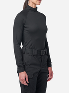 Тактичний реглан 5.11 Tactical Women's Mock Neck Long Sleeve Top 32164-019 L Black (2000980627059) - зображення 4