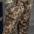 Утепленные мужские Брюки SoftShell с Высоким Поясом / Плотные Штаны на флисе пиксель размер XL - изображение 5