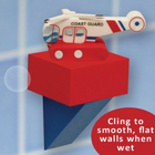 Набір плаваючих блоків для ванни Just Think Toys Берегова Охорона Човен і вертоліт (0684979220913) - зображення 3