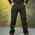 Утеплені чоловічі штани Intruder Peak Softshell з 6-ма кишенями / Щільні Брюки на флісі хакі розмір M - зображення 1