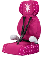 Автокрісло для ляльки Bayer Deluxe Рожеве 46 см (4003336675672) - зображення 1