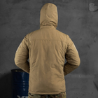 Чоловіча вологозахищена куртка-жилет з хутряним утеплювачем / Трансформер 2в1 "Outdoor" койот розмір XL - зображення 6