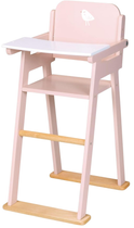 Krzesełko dla lalek Mentari Różowe (0191856079347) - obraz 1