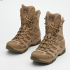 Универсальные кожаные Берцы с Мембраной Winterfrost / Демисезонные Ботинки на гибкой подошве койот размер 40 - изображение 4
