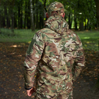 Демісезонна чоловіча Куртка Combat Softshell на флісі з Капюшоном та Липучками під шеврони мультикам розмір M - зображення 8