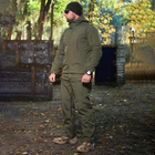 Чоловічий Костюм на флісі Куртка + Штани олива / Демісезонний Комплект Softshell розмір XL - зображення 3