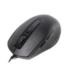 Мишка оптична Maxxter Mc-335, USB, 1600 dpi, чорного кольору