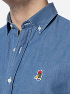 Koszula męska jeansowa Edmmond Studios 123-10-04510 S Niebieska (8435629056619) - obraz 3