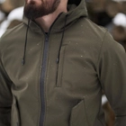 Мужская демисезонная Куртка Intruder SoftShell с капюшоном хаки размер XL - изображение 5