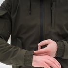 Мужская демисезонная Куртка Intruder SoftShell с капюшоном хаки размер XXXL - изображение 8