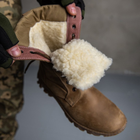 Утепленные Зимние Ботинки с меховой подкладкой койот размер 46 - изображение 4