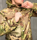 Тактична Куртка вітро-вологозахисна Softshell весна, військова куртка весна/осінь Мультикам 55 - зображення 3