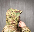 Тактична Куртка вітро-вологозахисна Softshell весна, військова куртка весна/осінь Мультикам 51 - зображення 7