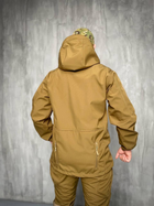 Тактична Куртка вітро-вологозахисна Softshell весна, військова куртка весна/осінь Койот 54 - изображение 7