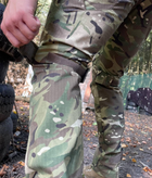 Тактичні штани польові літні, військові штани на літо ріп-стоп мультикам МТР 44 - зображення 6