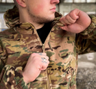 Тактична флісова куртка, куртка флісова для військових фліска Мультикам 3XL - изображение 2