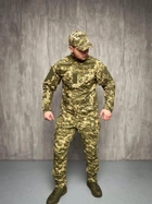 Тактичний польовий костюм вітро-вологозахисний літо, Тактична форма літня ріп-стоп Піксель ММ-14 56 - зображення 1