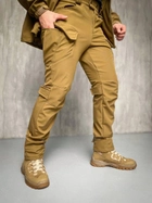 Тактичний костюм вітро-вологозахисний Softshell весна, Тактична форма весна/осінь Койот 48 - зображення 12