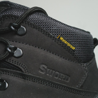 Демисезонные мужские Ботинки Single Sword с мембраной / Нубуковые водонепроницаемые Берцы черные размер 40 - изображение 7