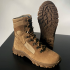 Утепленные Берцы из натуральной кожи / Зимние ботинки с подкладкой Airtex в цвете койот размер 41 - изображение 1