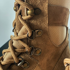 Утепленные Берцы из натуральной кожи / Зимние ботинки с подкладкой Airtex в цвете койот размер 40 - изображение 7