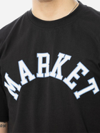 Koszulka męska Market 399001511-0001 L Czarna (840339611450) - obraz 3