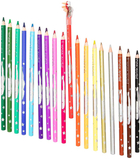 Набір кольорових олівців Top Model Pencils With Sharpener 18 шт (4010070635275) - зображення 3