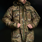 Мужская зимняя Куртка с капюшоном Single Sword / Утепленный Бушлат на флисе мультикам размер M - изображение 5