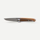 Складной Туристический Нож Forclaz MT500 с Деревянной Ручкой - изображение 2