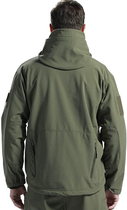 Куртка / ветровка тактическая софтшелл Softshell olive Размер XXL - изображение 2