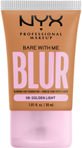 Тональна основа-тінт для обличчя NYX Professional Makeup Bare With Me Blur 08 Golden Light 30 мл (0800897234348) - зображення 1