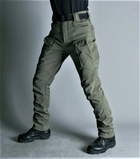 Штани, штани тактичні, утеплені SoftShell IX7 olive Розмір XL - зображення 8
