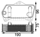 Радіатор масляний VAG, MAHLE/KNECHT (CLC202000S)