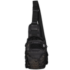 Тактическая универсальная однолямочная сумка Camotec Adapt Multicam Black