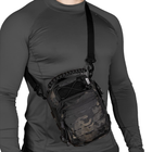 Тактическая универсальная однолямочная сумка Camotec Adapt Multicam Black - изображение 4